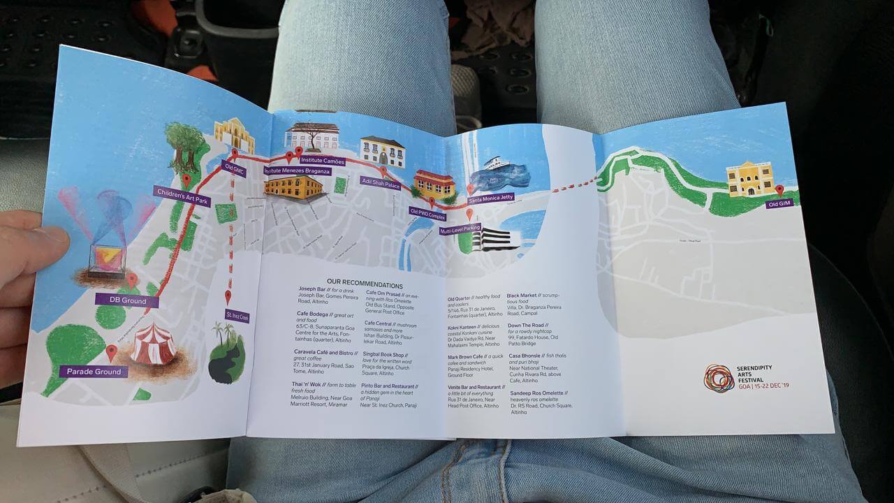 Photo of the map for SAF 2019