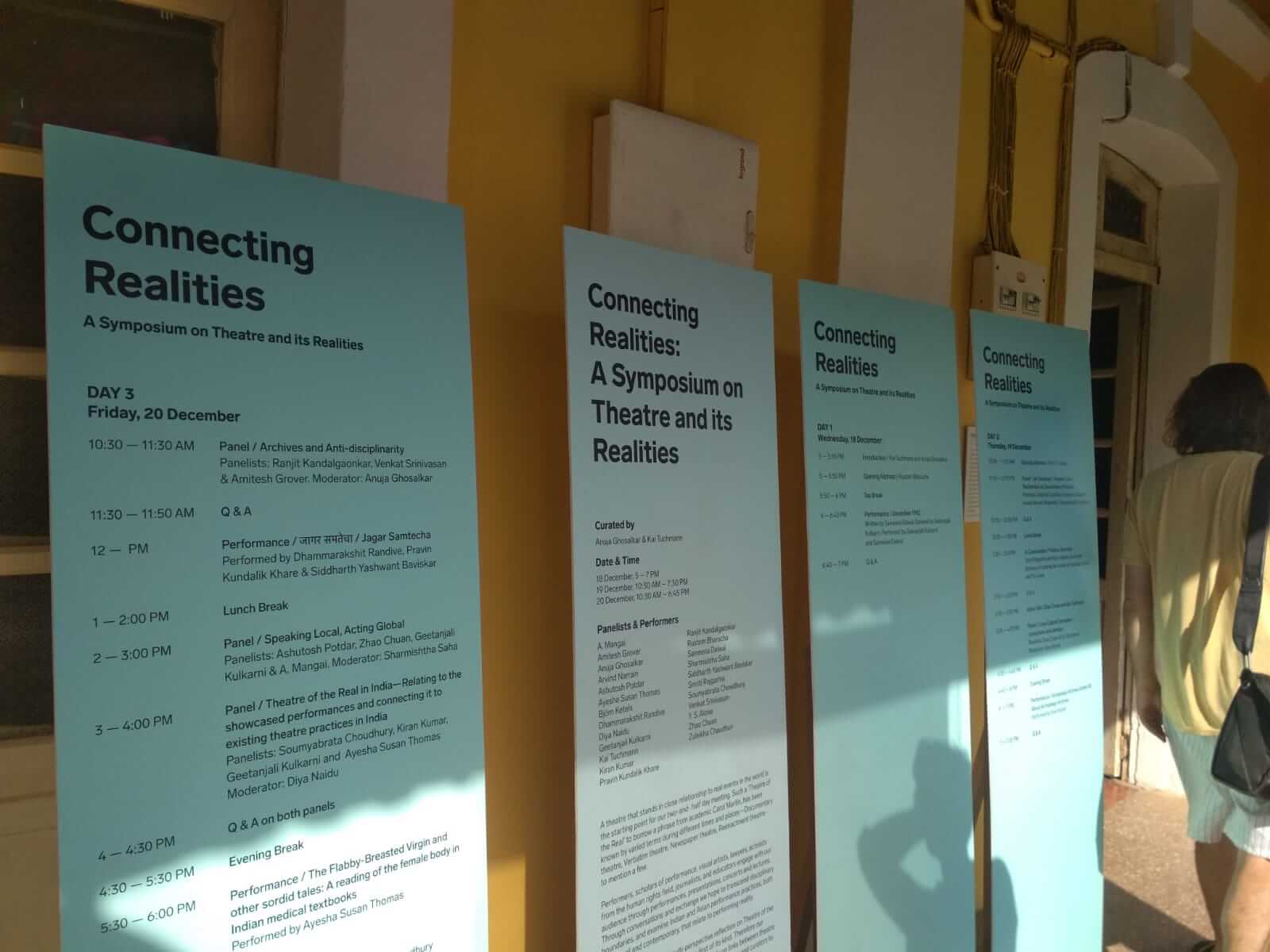 Photo of pallettes showing SAF 2019 branding